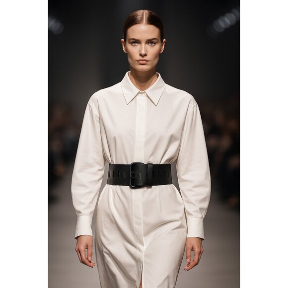 Brave Willa Bridle Black Leather Women's Belt Size 30 - Picture 2 of 12